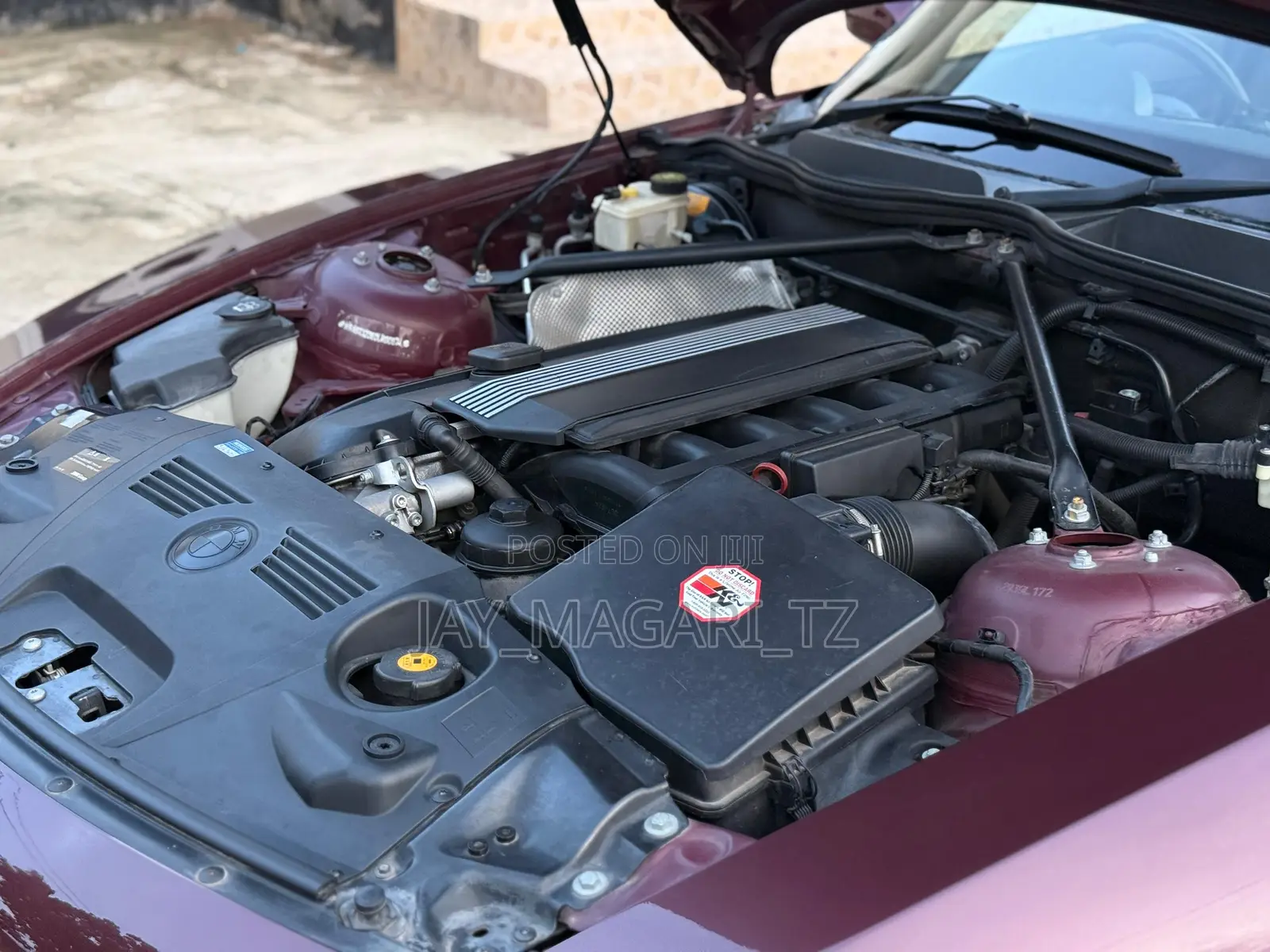 BMW Z4 2004 Burgundy