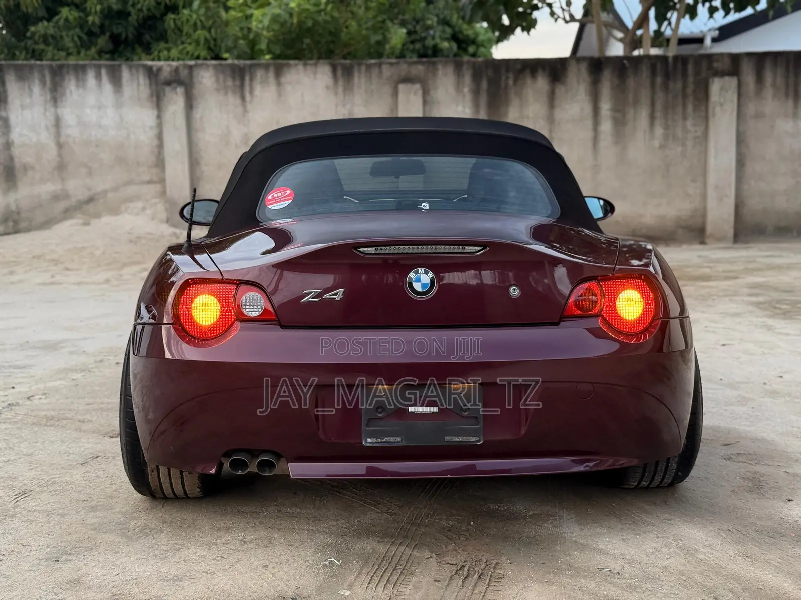 BMW Z4 2004 Burgundy