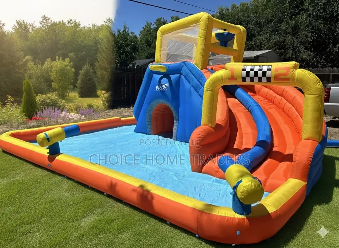 Inflatable Double Slide for Water Park Playground