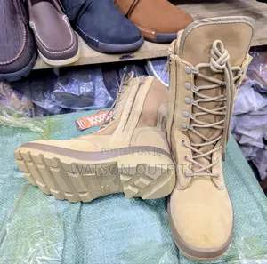 Men's Combat Leather Shoes or Buti Za Combat Altama