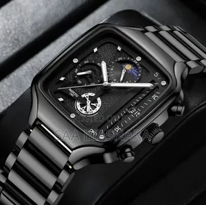 Nibosi Classic Watch Black Water Resistant Full Box