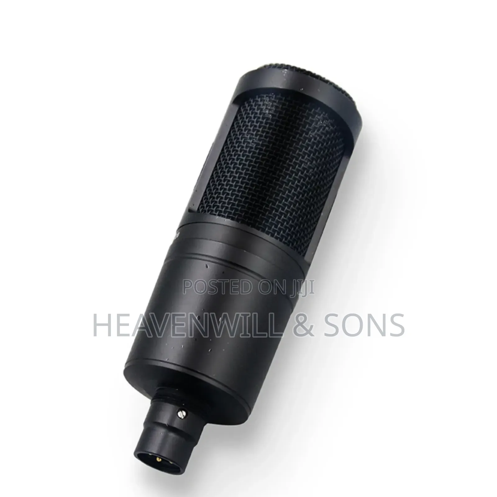 At2020 Style XLR Condenser Microphone for Podcast Studio Recording