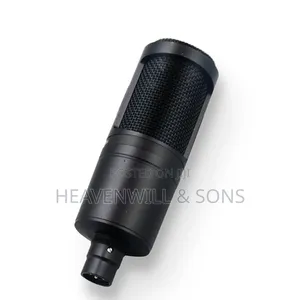 At2020 Style XLR Condenser Microphone for Podcast Studio Recording