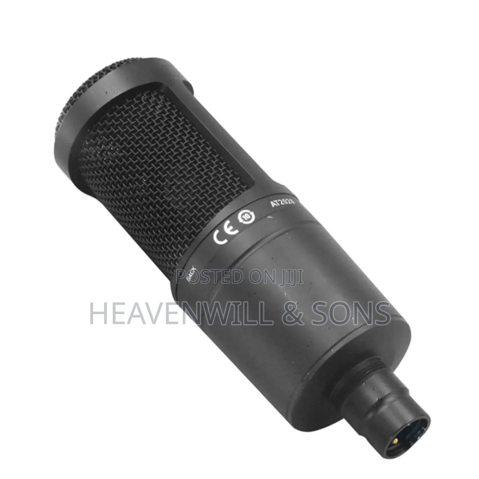 At2020 Style XLR Condenser Microphone for Podcast Studio Recording