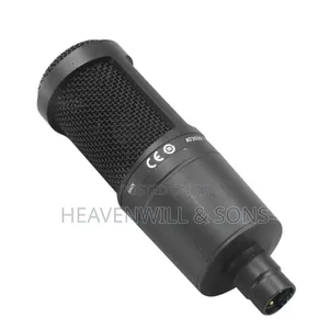 At2020 Style XLR Condenser Microphone for Podcast Studio Recording