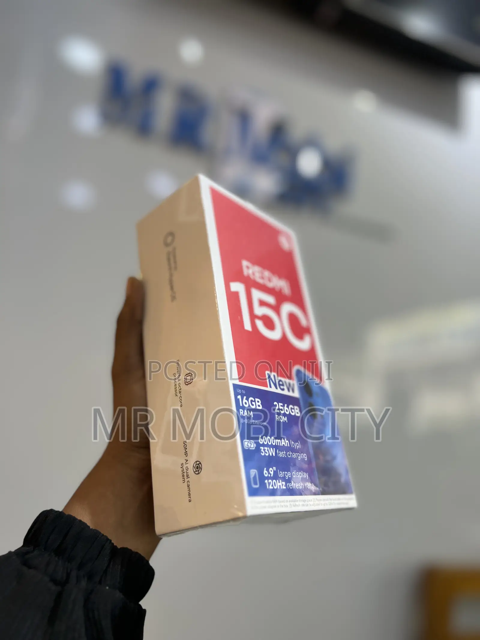 New Xiaomi Redmi 15C 4G 256 GB Black