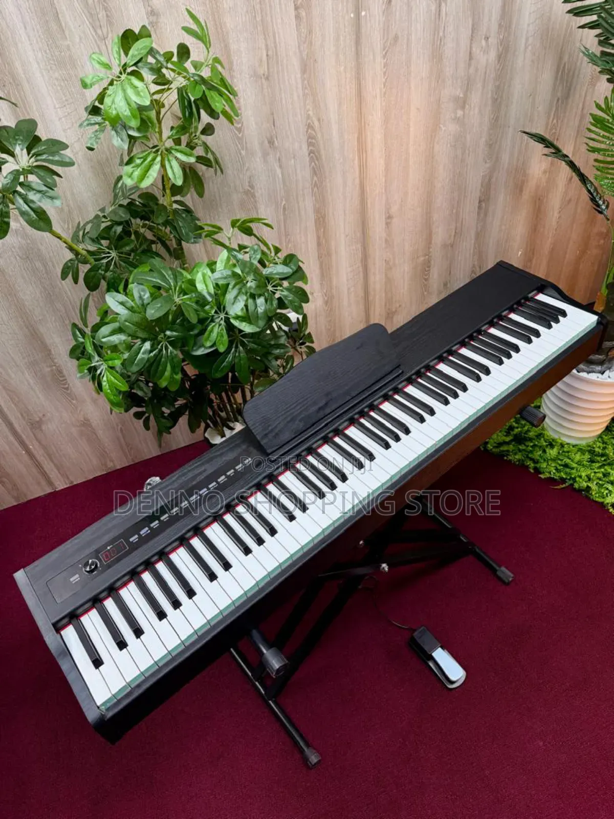 Black Digital Piano 88 Keys With 3 Pedal