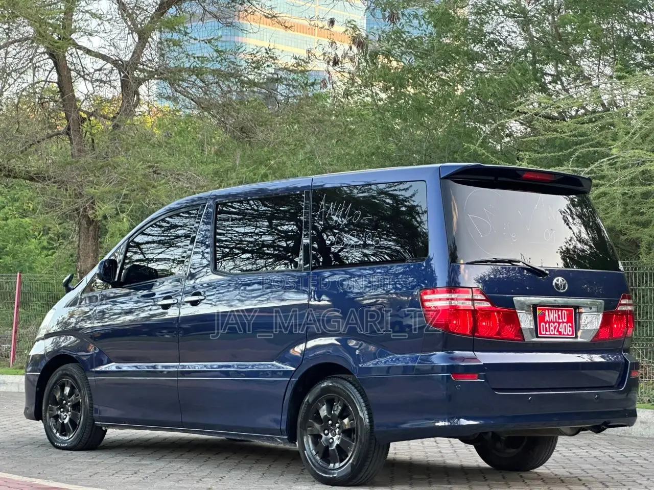Toyota Alphard 2007 Blue
