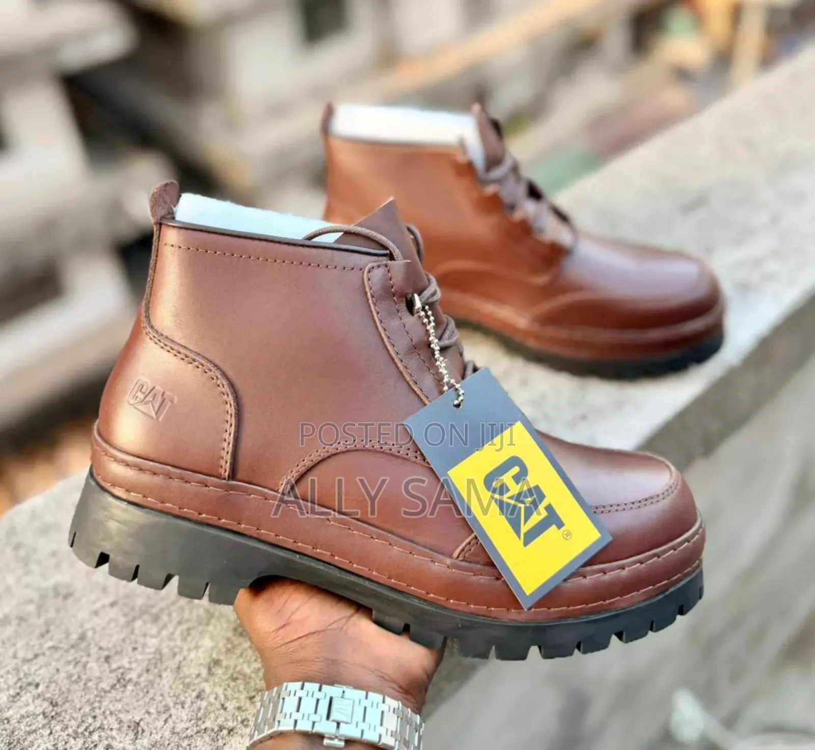 Men's Boots Caterpillar Material Leather (3colors)
