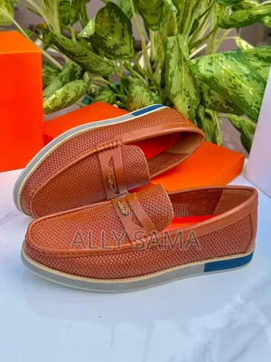 Men's Loafers Mkeka Material Leather Brand Great Model