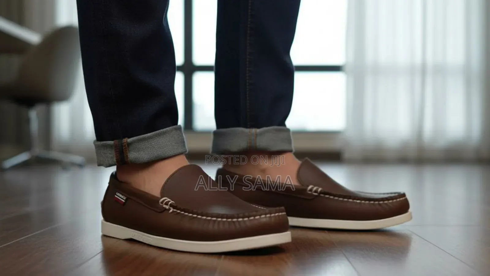 Men's Loafers Sebago Material Real Leather
