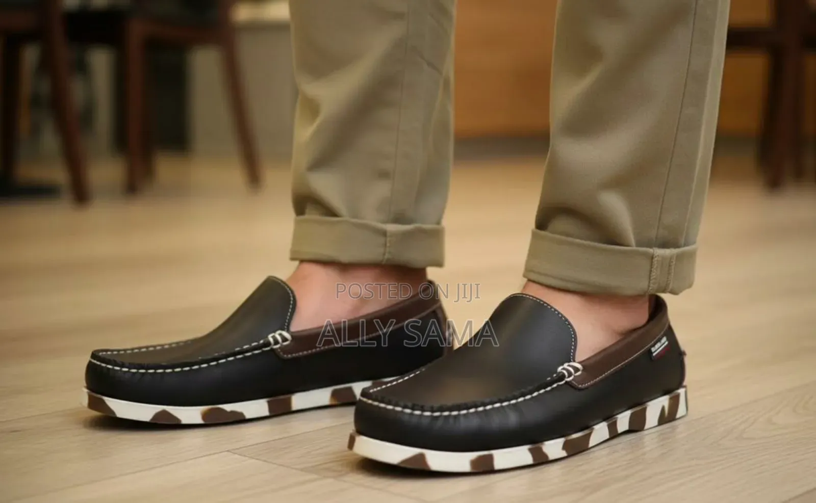 Men's Loafers Sebago Material Real Leather