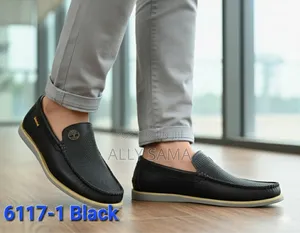 Mens Loafers Full Black Material Soft Leather
