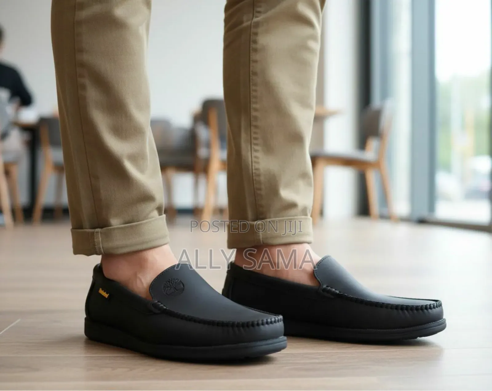 Mens Loafers Full Black Material Soft Leather