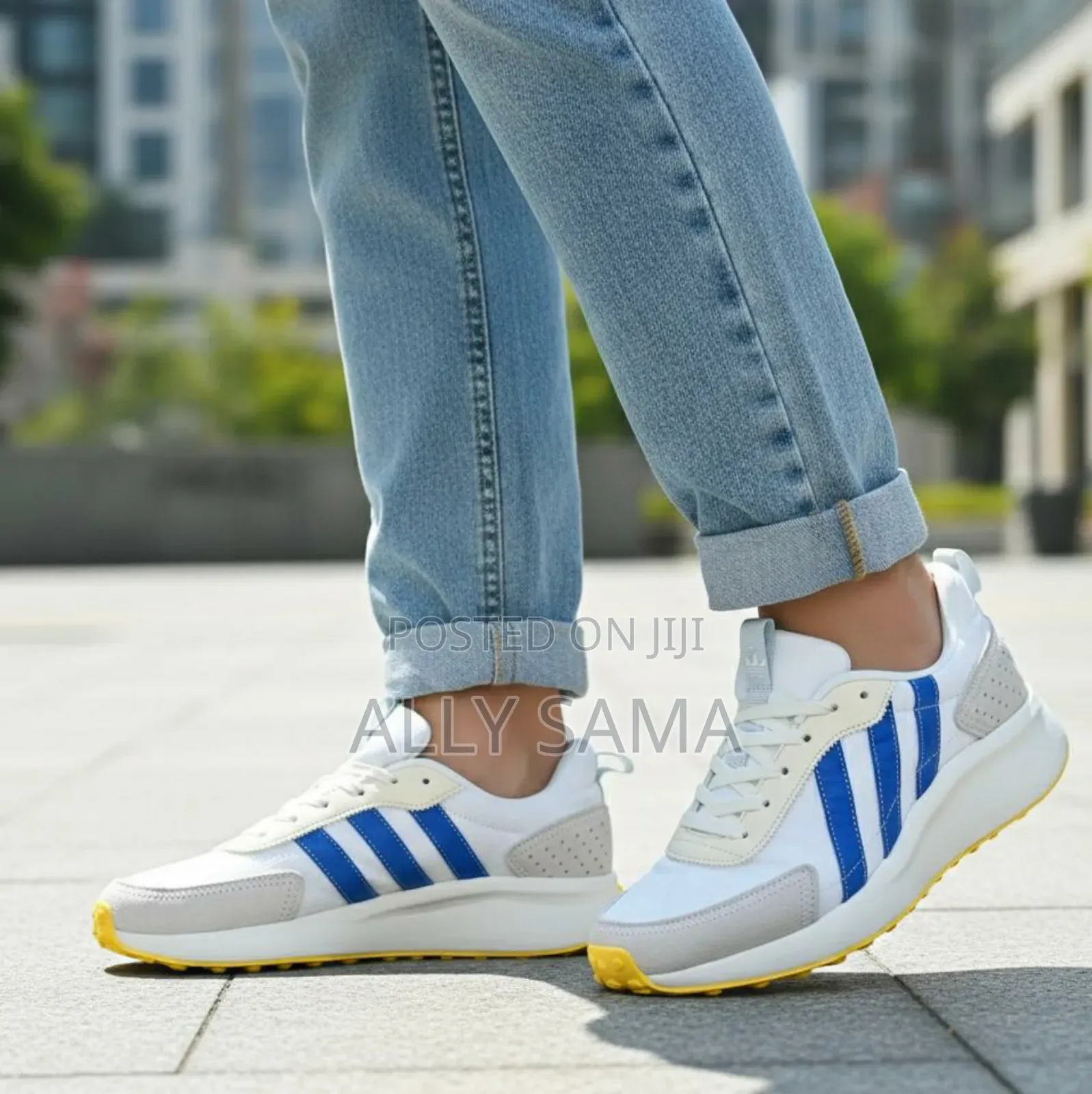 Mens Sneakers Adidas Material Canvas Leather (5colko4
