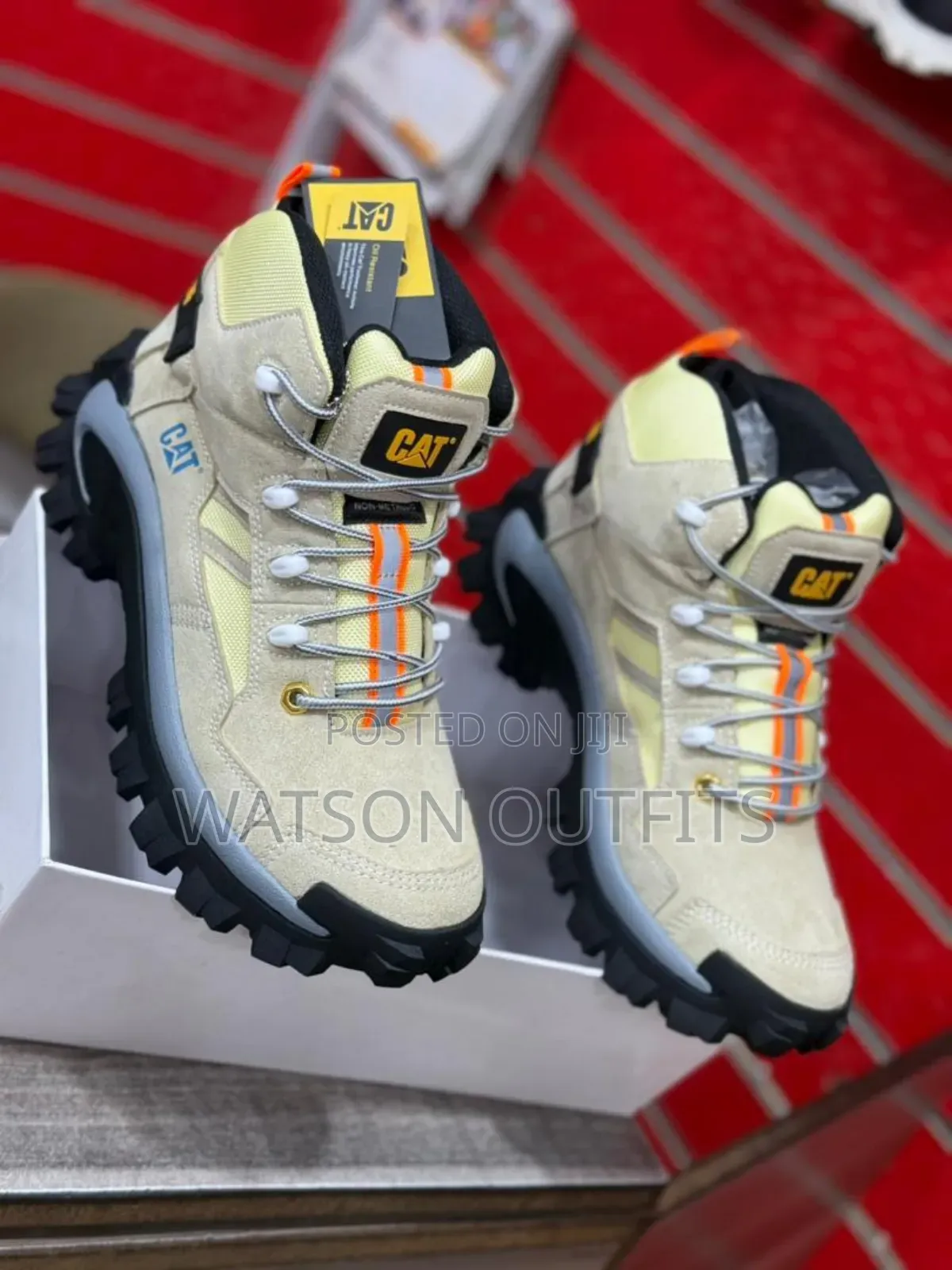 Viatu or Men's Leather Shoes Vya Caterpillar Brand Vya Rangi Kingly