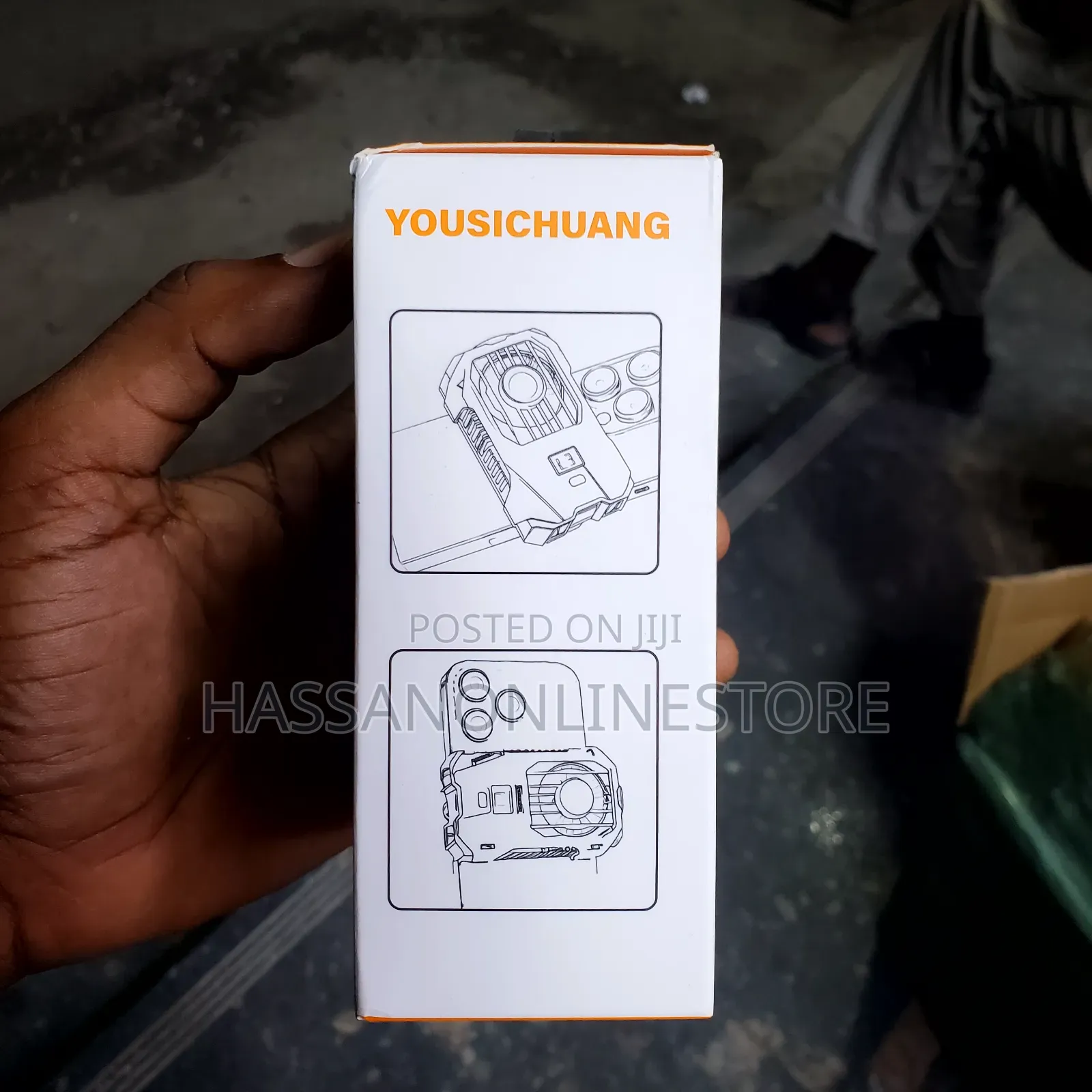 Yousichuang Rechargeable Back Clip Phone Radiator