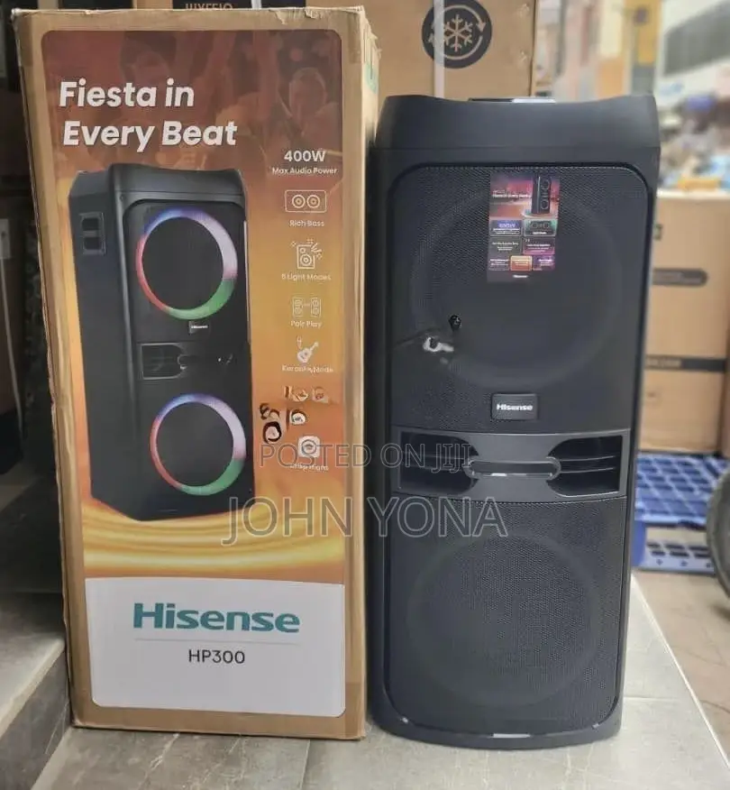Hisense Party Speaker Hp300 (400w) Mziki Mnene