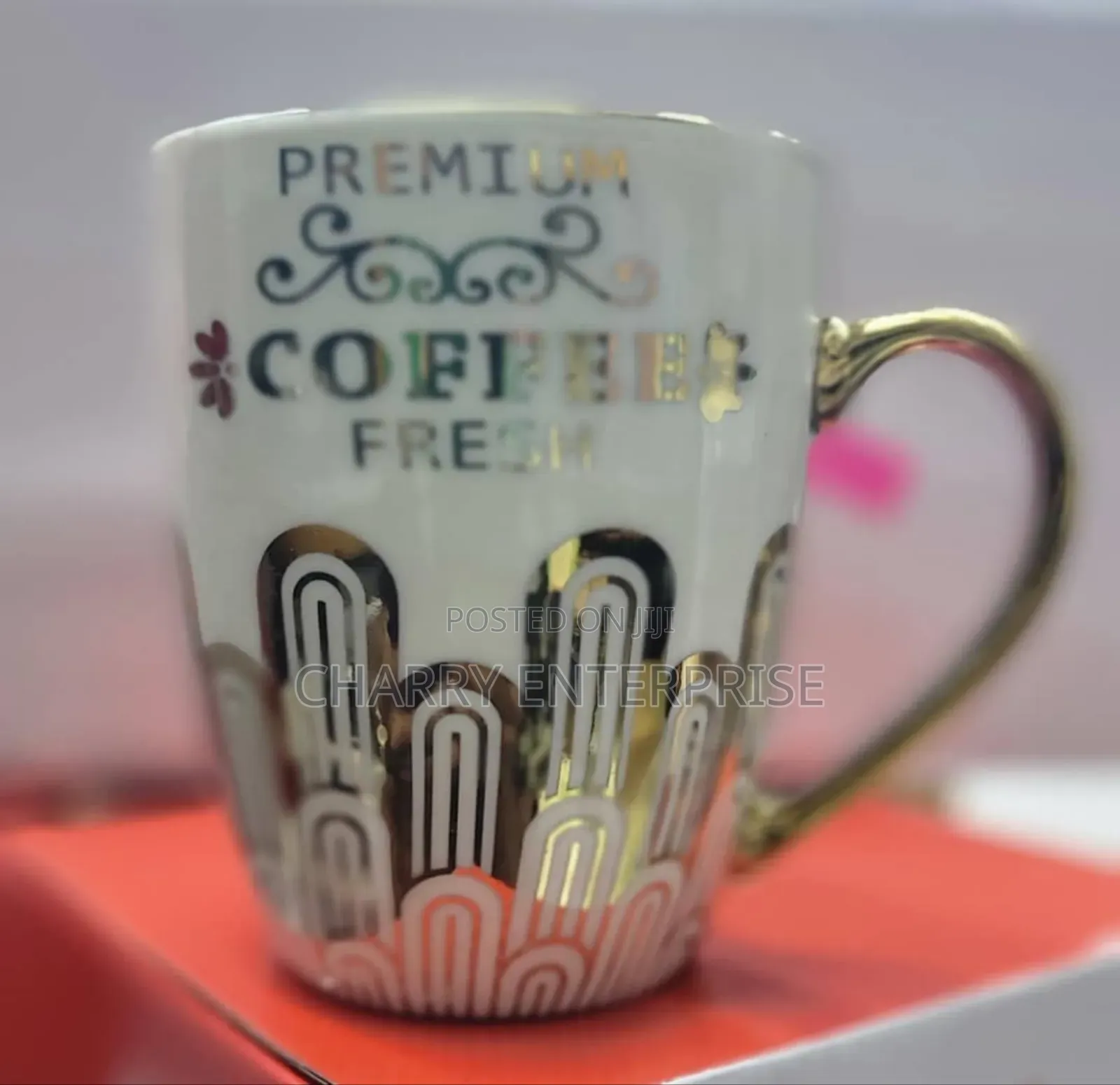 Ceramic Milk Cup or Mug. For Serving Milk, Coffee, Tea, or Gravies.