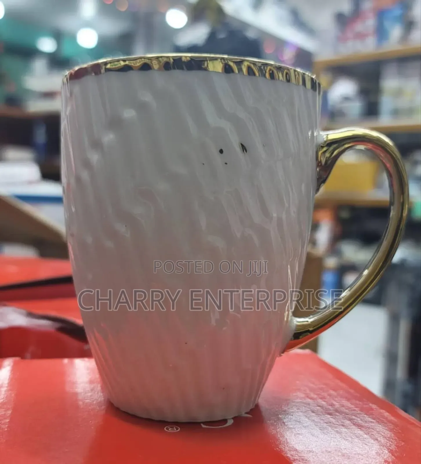 Ceramic Milk Cup or Mug. For Serving Milk, Coffee, Tea, or Gravies.