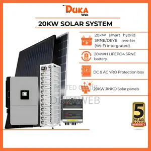 20kw Solar System – 20kwh Battery