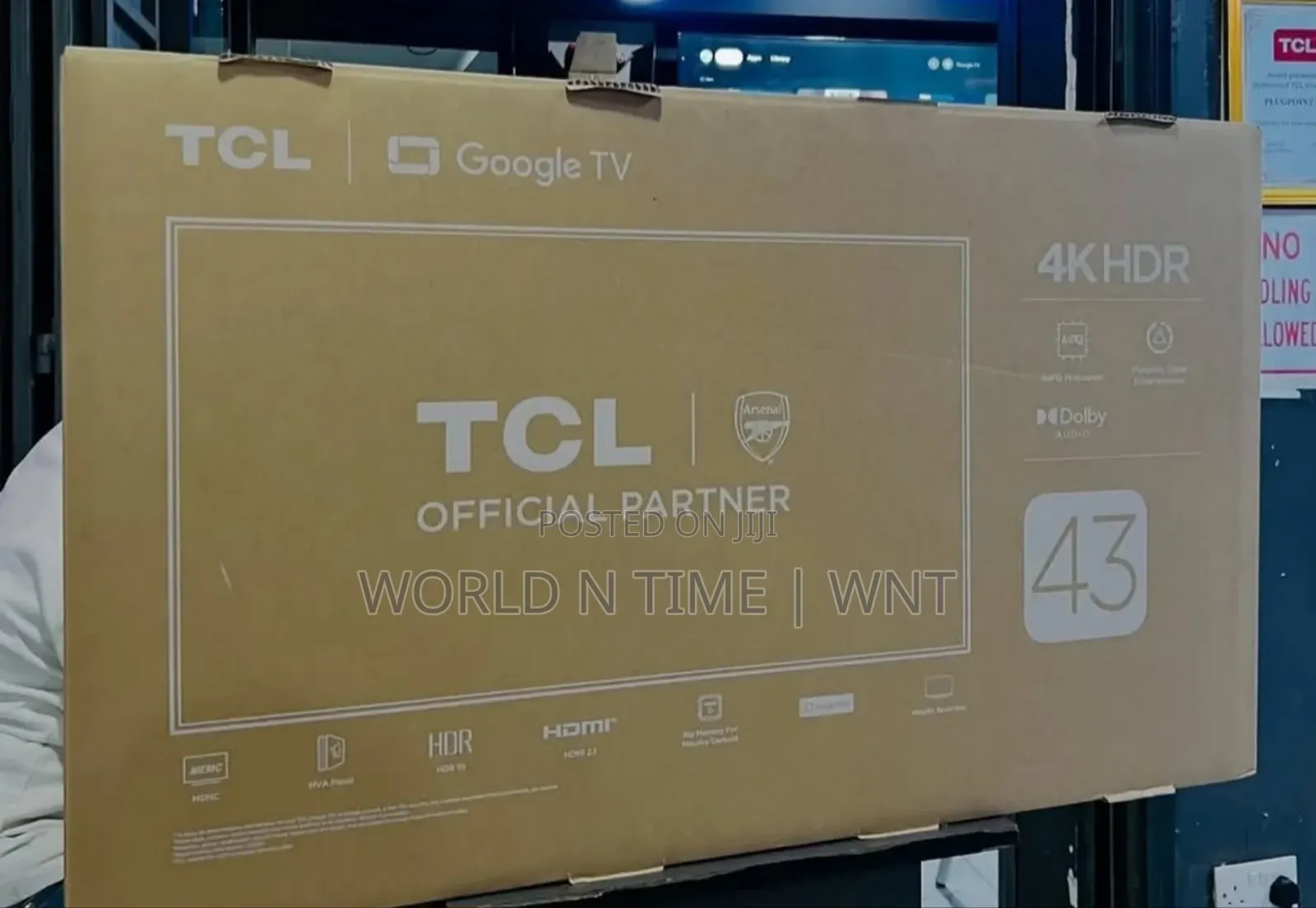 TCL 43v6c-Uk 43" Ultra Hd, HDR Tv, Smart Tv Powered by Google