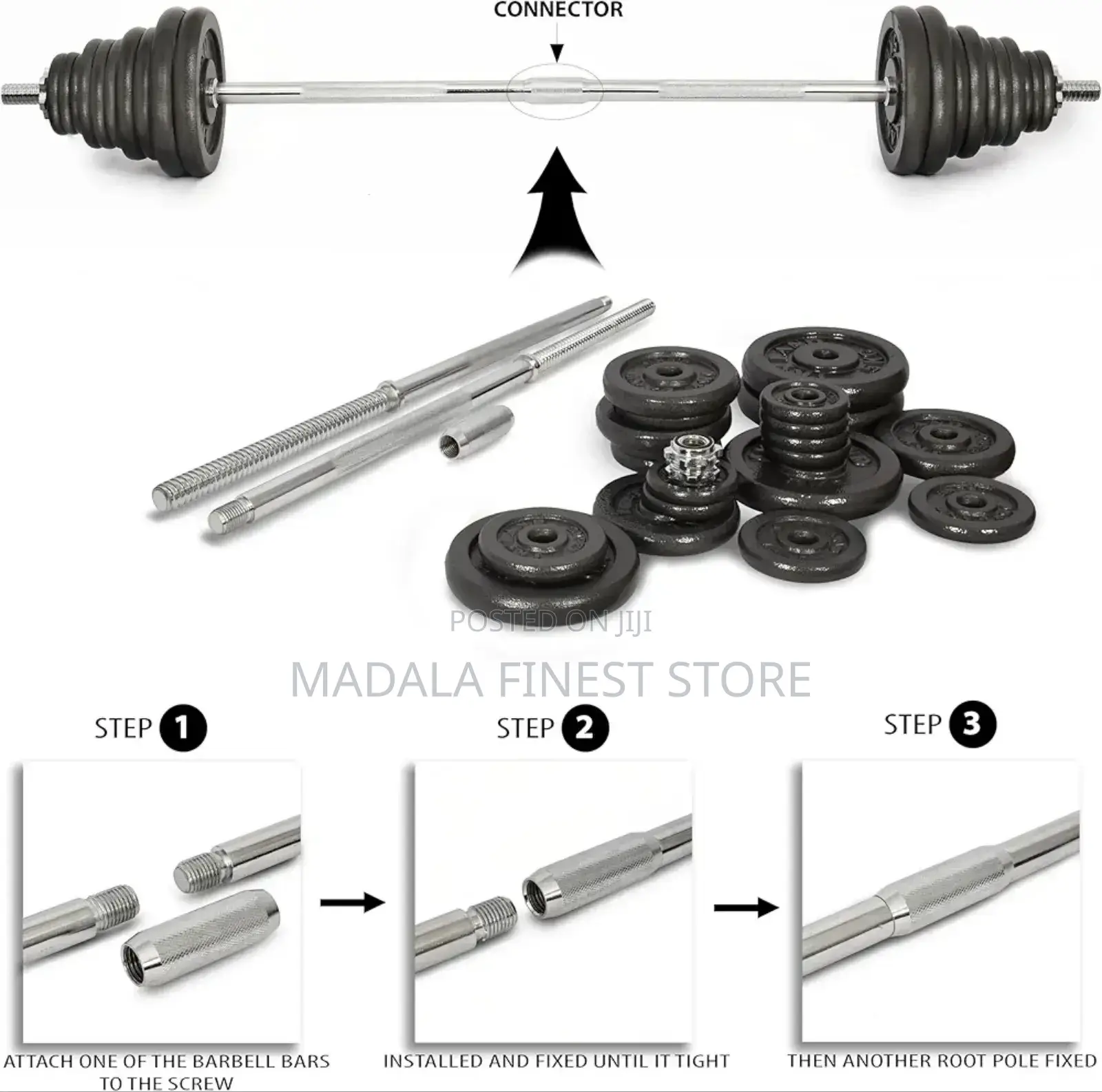 50kg Chrome Dumbbell Set