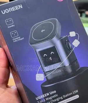 Ugreen Uno2-in-1 Magneticwireless Charging Station 15w