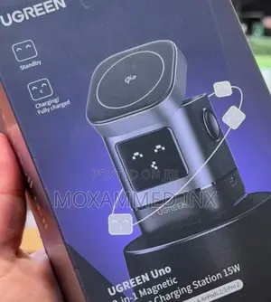 Ugreen Uno2-in-1 Magneticwireless Charging Station 15w