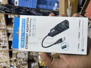 Usb-C to Gigabit Ethernet Adapter Supporting Usb 3.0/Type-C 3.1