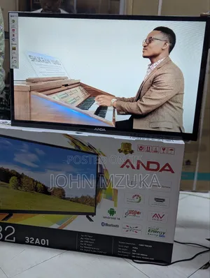 Tv Double Glass 32 Inches With Bluetooth