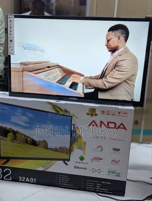 Tv Double Glass 32 Inches With Bluetooth