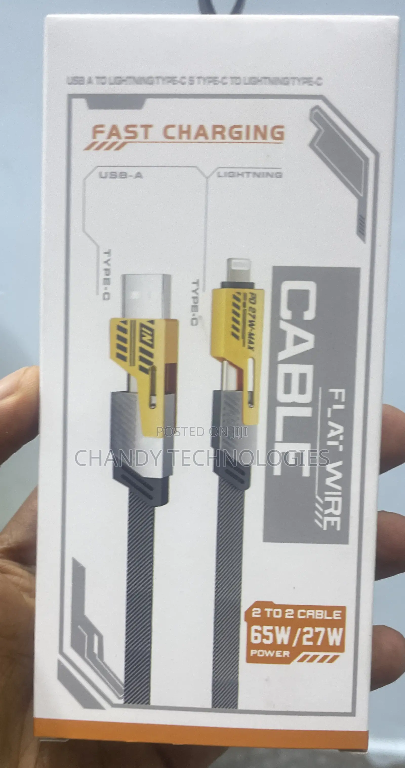 A Fast-Charging, Multi-Connector Data Cable.