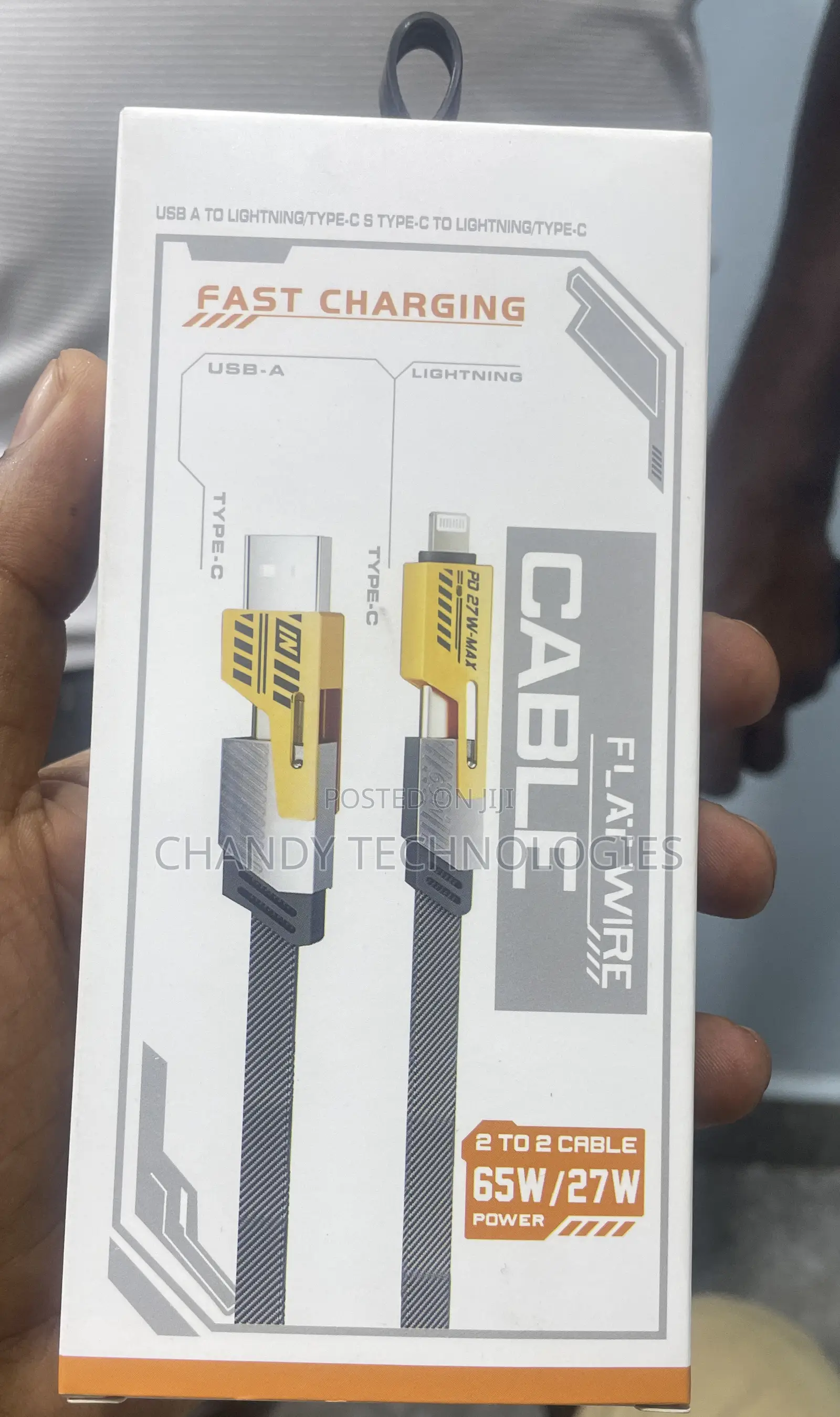 A Fast-Charging, Multi-Connector Data Cable.