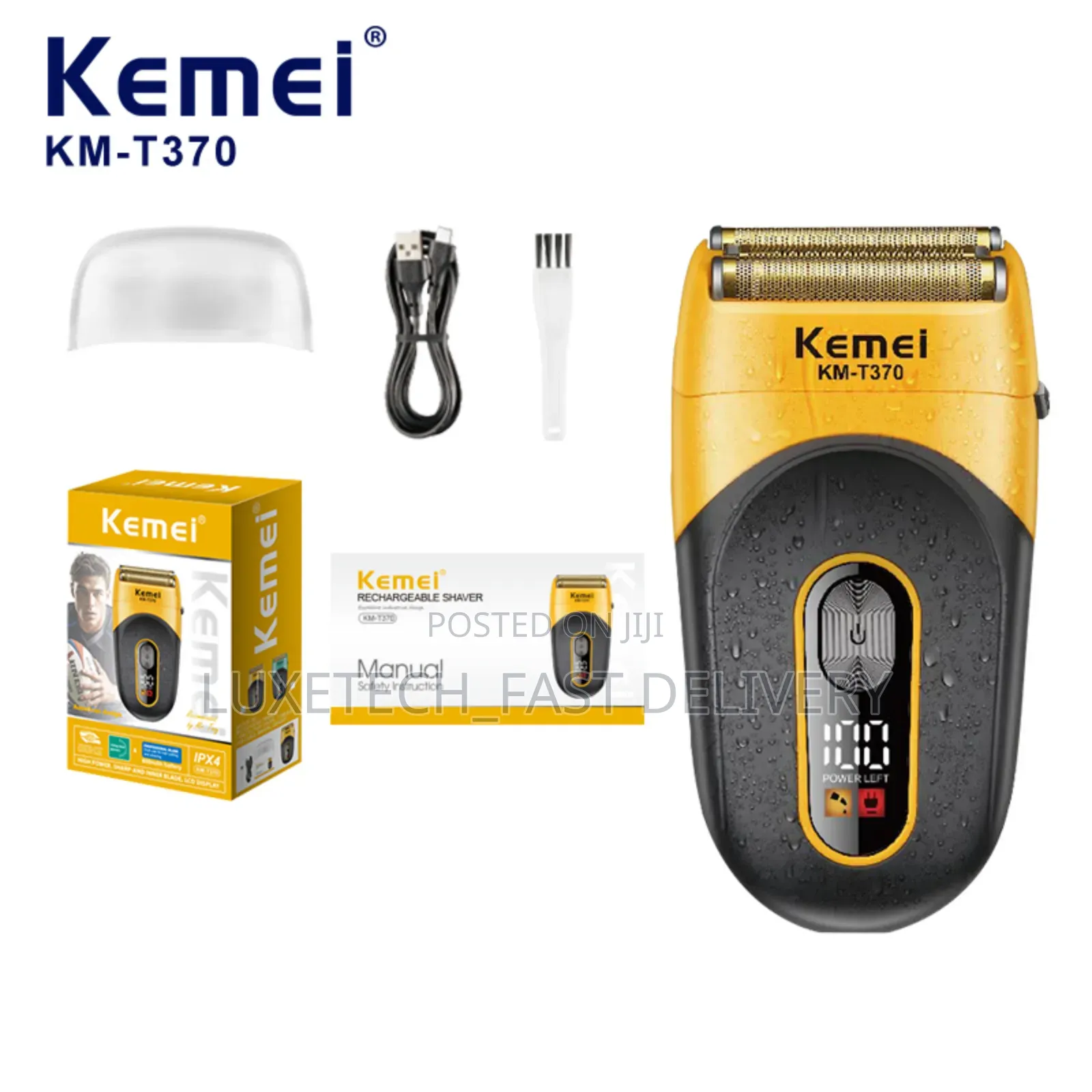 Kemei Km-T370 Electric Shaver/Hair Trimmer