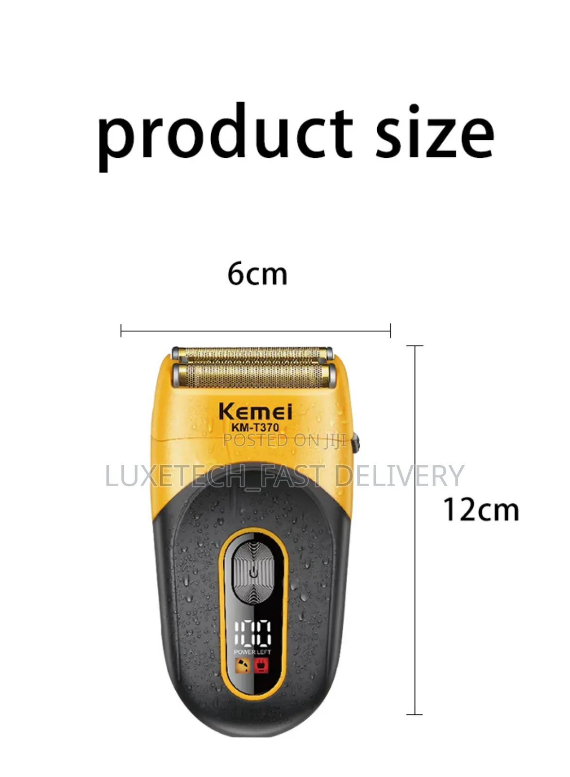 Kemei Km-T370 Electric Shaver/Hair Trimmer