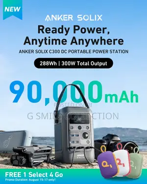 Anker Solix C300 Dc Portable Power Station