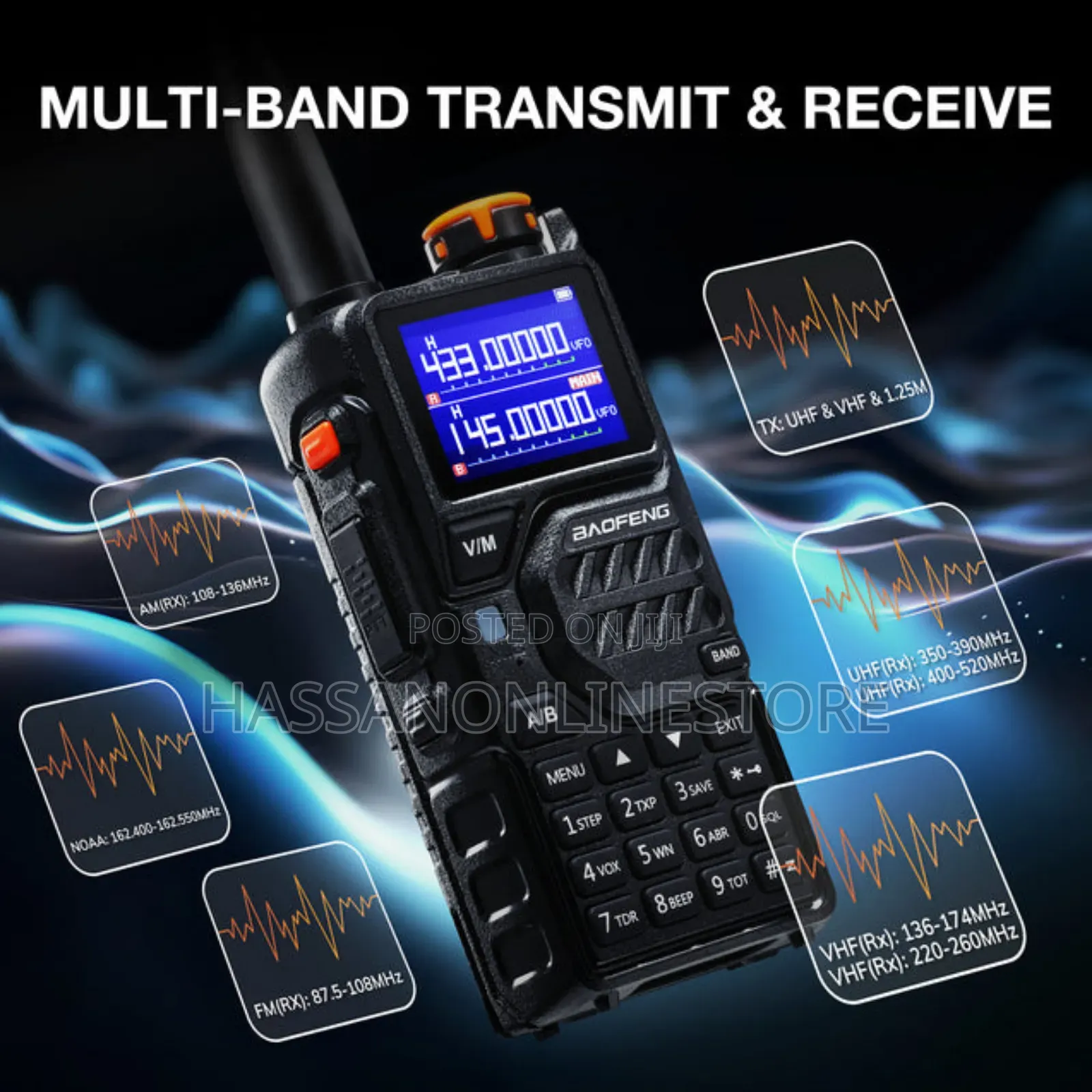 Baofeng Plus 10w Tri-Band Radio - Pair