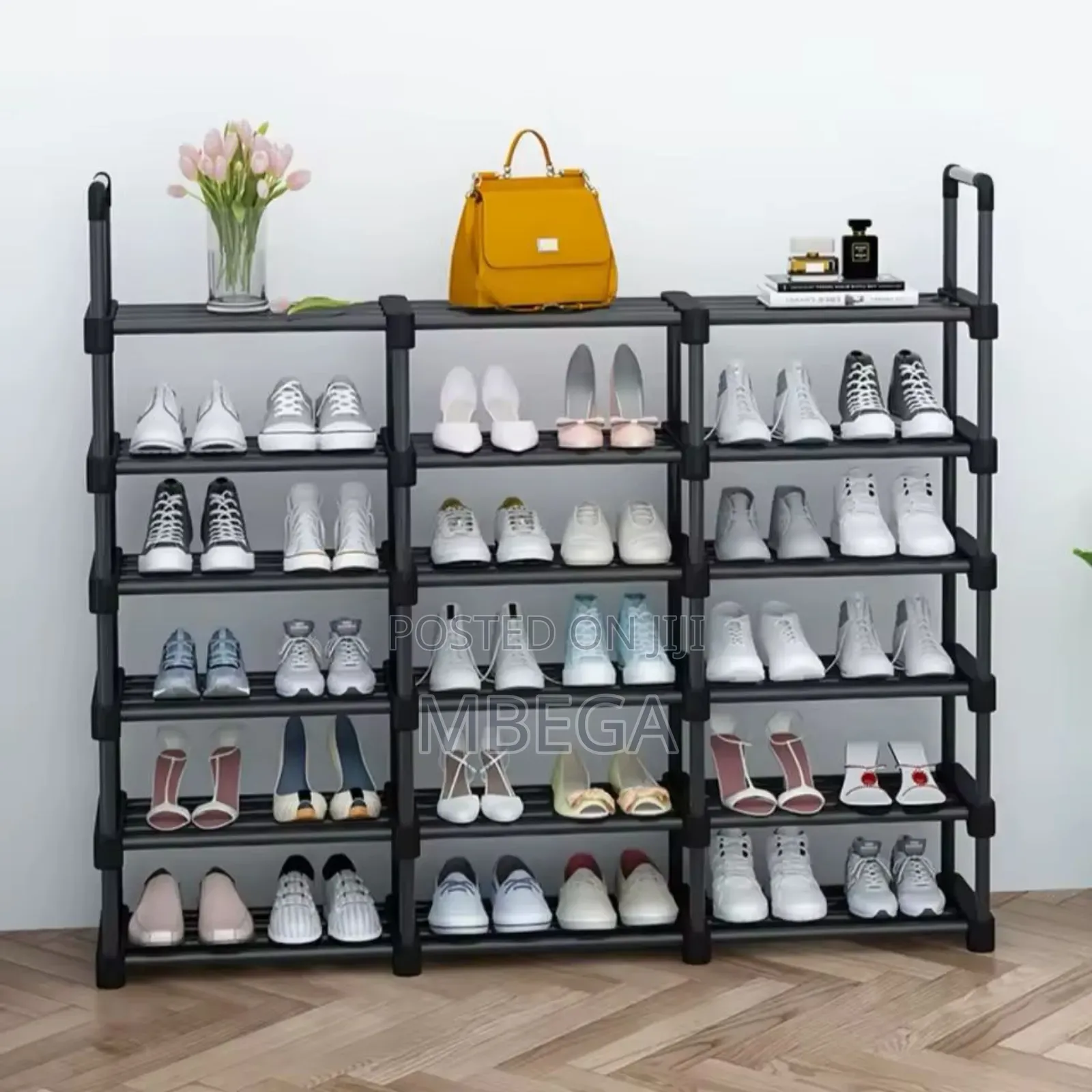 Multi Layer Floor Shoes Rack*
Size:6 Layers
Dimension:135*28*110cm