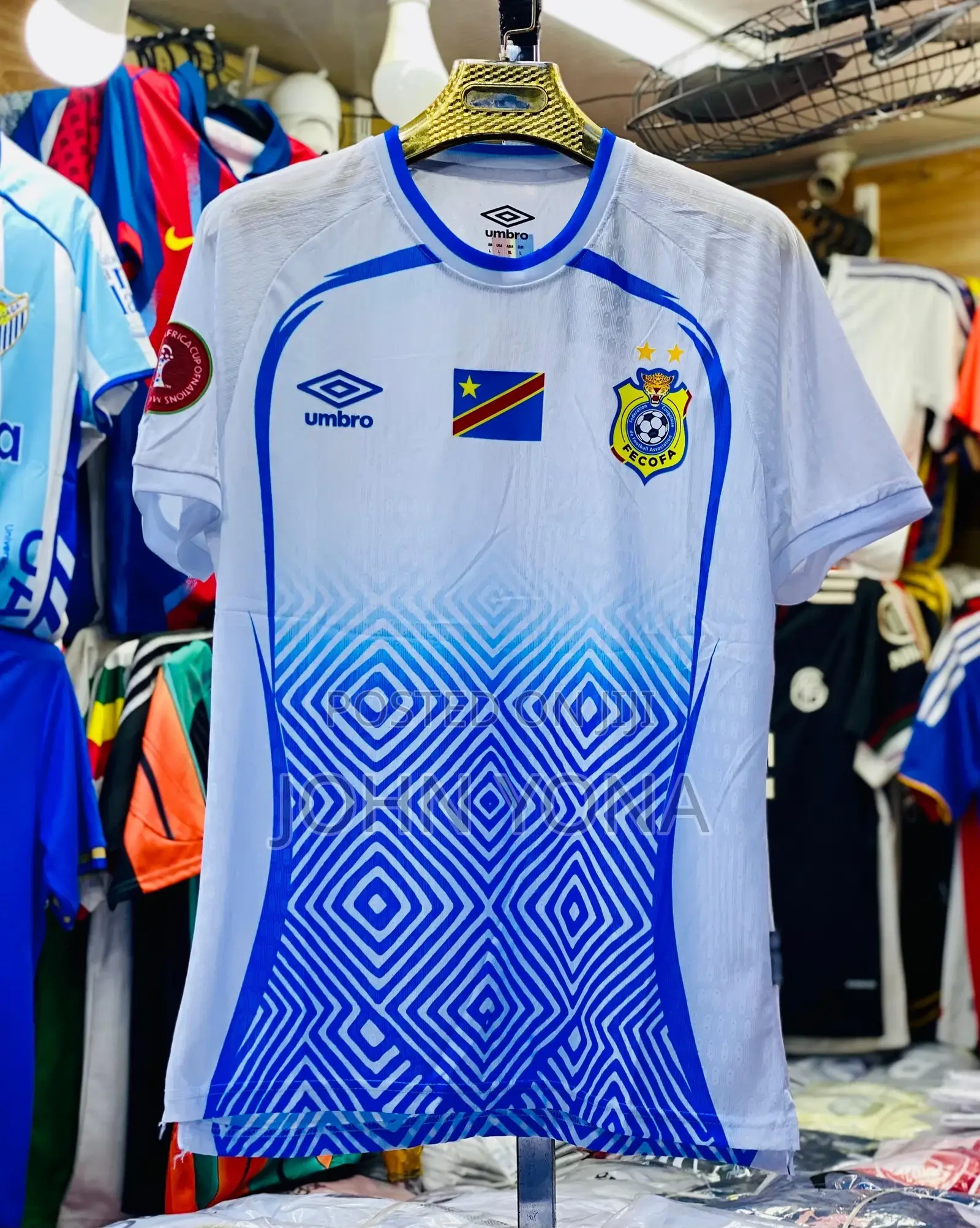 Dr Congo 2025/2026 Away Football Shirt.