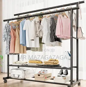 Tier Double Pole Clothes Organizer
