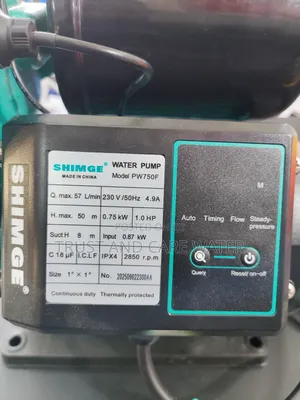 Shimge Surface Pump 1hp With Pressure Controller