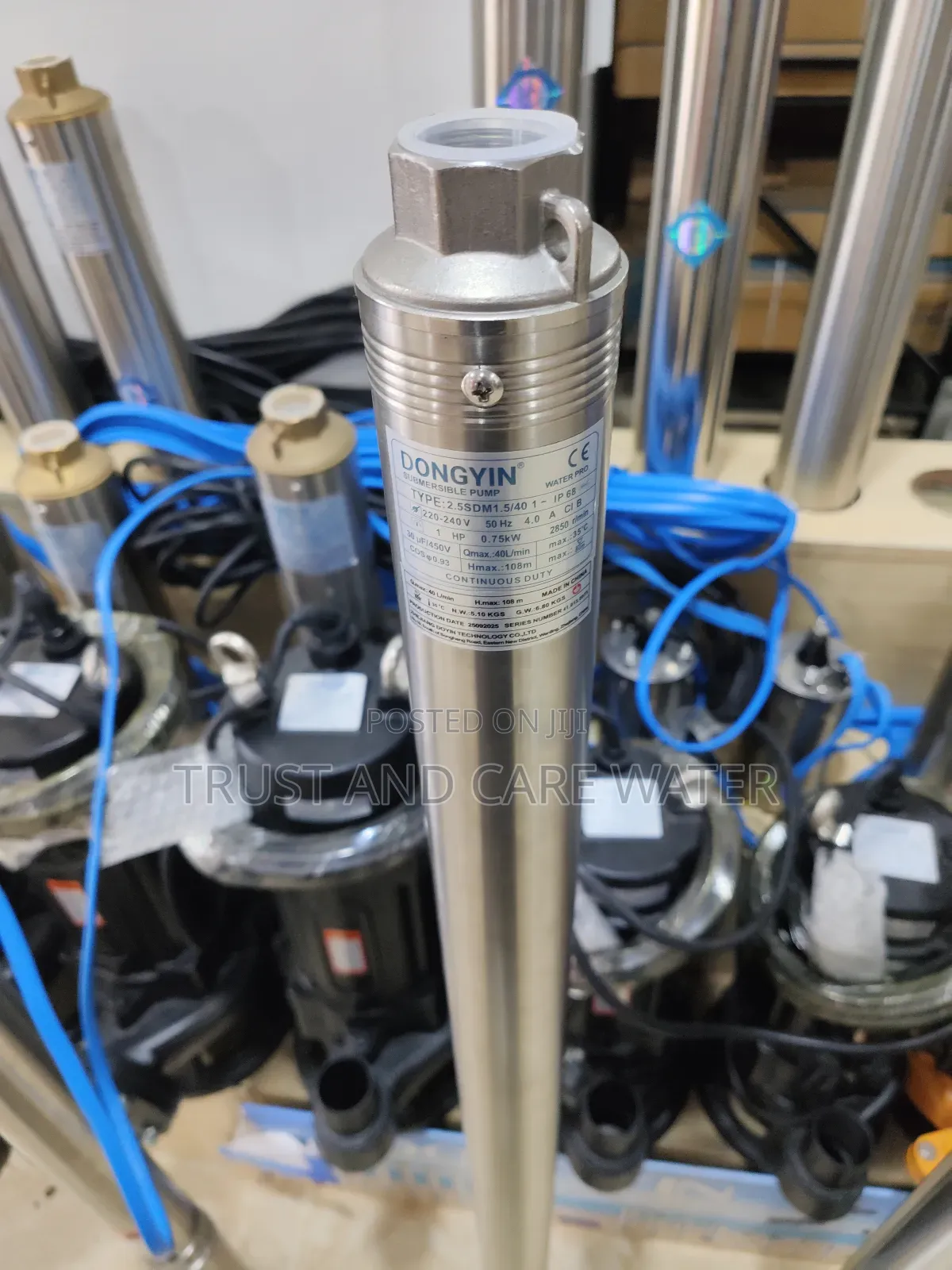Dongyin Submersible 1hp (Nyembamba)