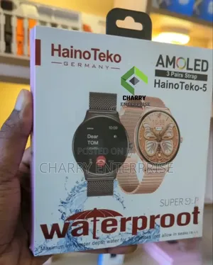 Hainoteko-5 Lady Watch Water Proof Amoled Contact Message Music
