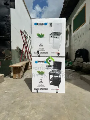 Boko Free Standing Full Gas Stove/ Cooker 4 Burner and Storage Space