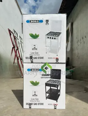 Boko Free Standing Full Gas Stove/ Cooker 4 Burner and Storage Space