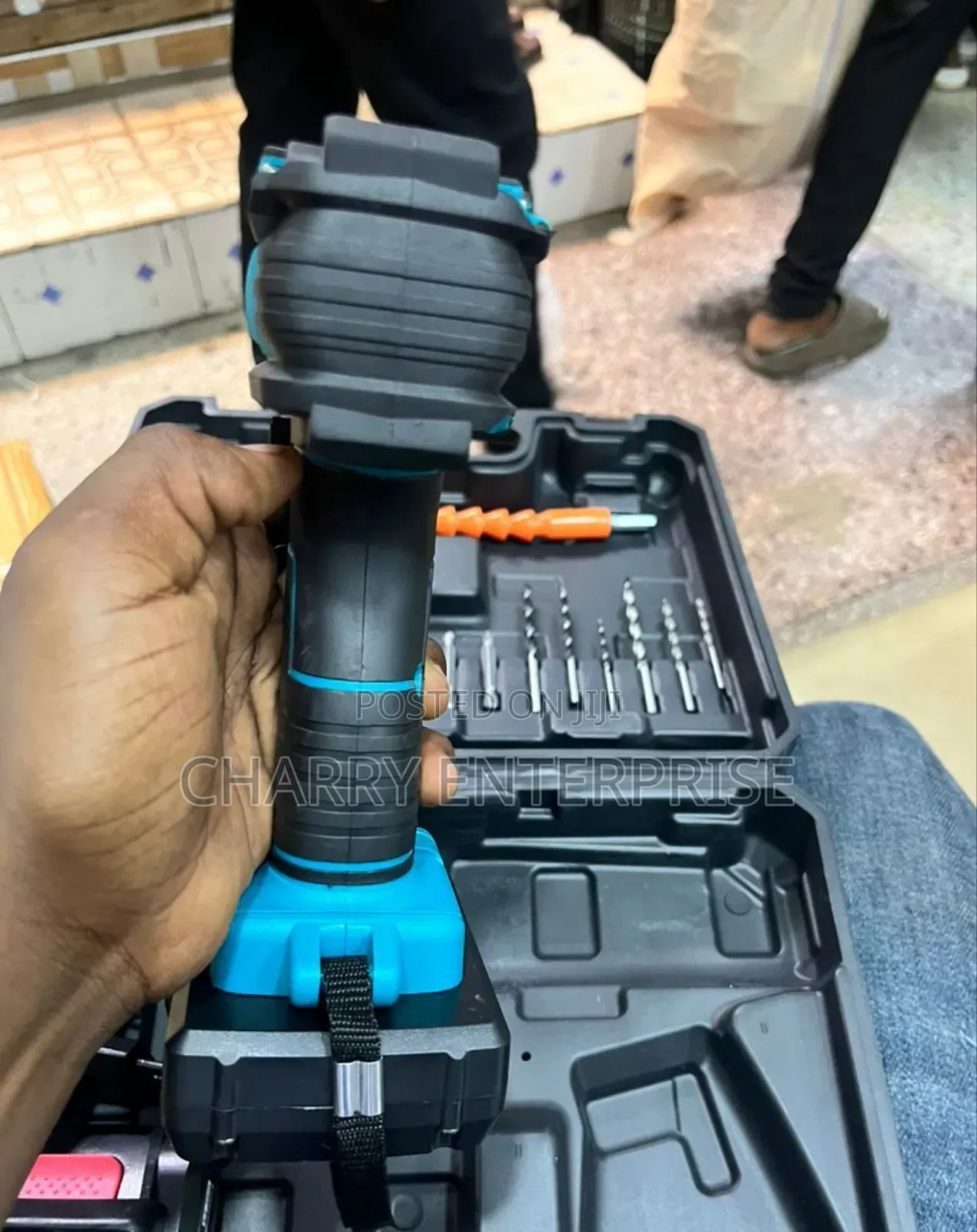 Alihuang 48v Cordless Drill Machine Tool Kit Yenye Nguvu
