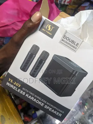 Wireless Karaoke Speaker With Two Microphone