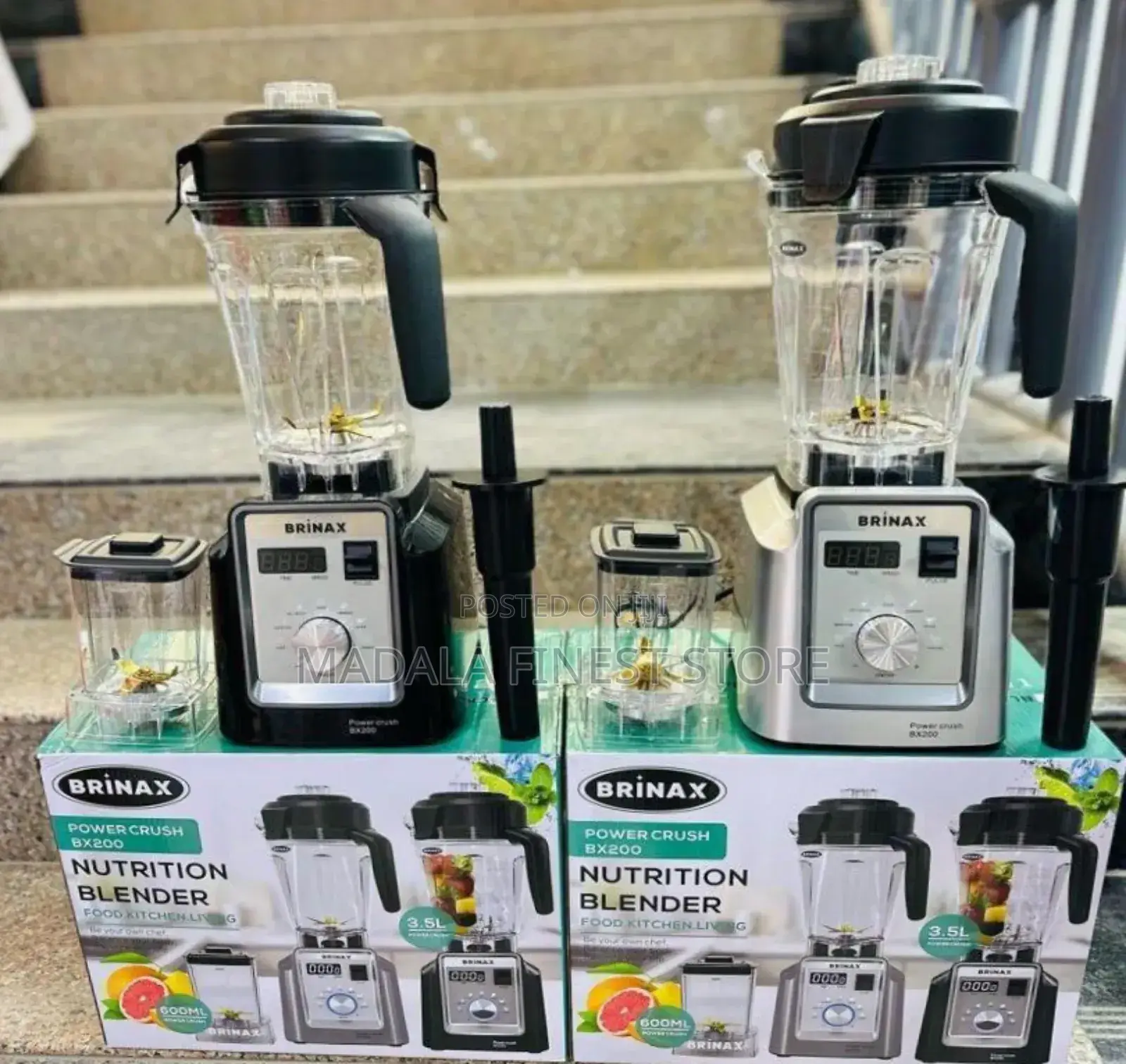 *Brinax Nutrition Blender Power Crush || Bx200*