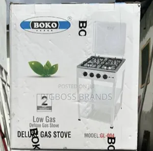 Boko Full Gas Standing Stove 4 Plates  